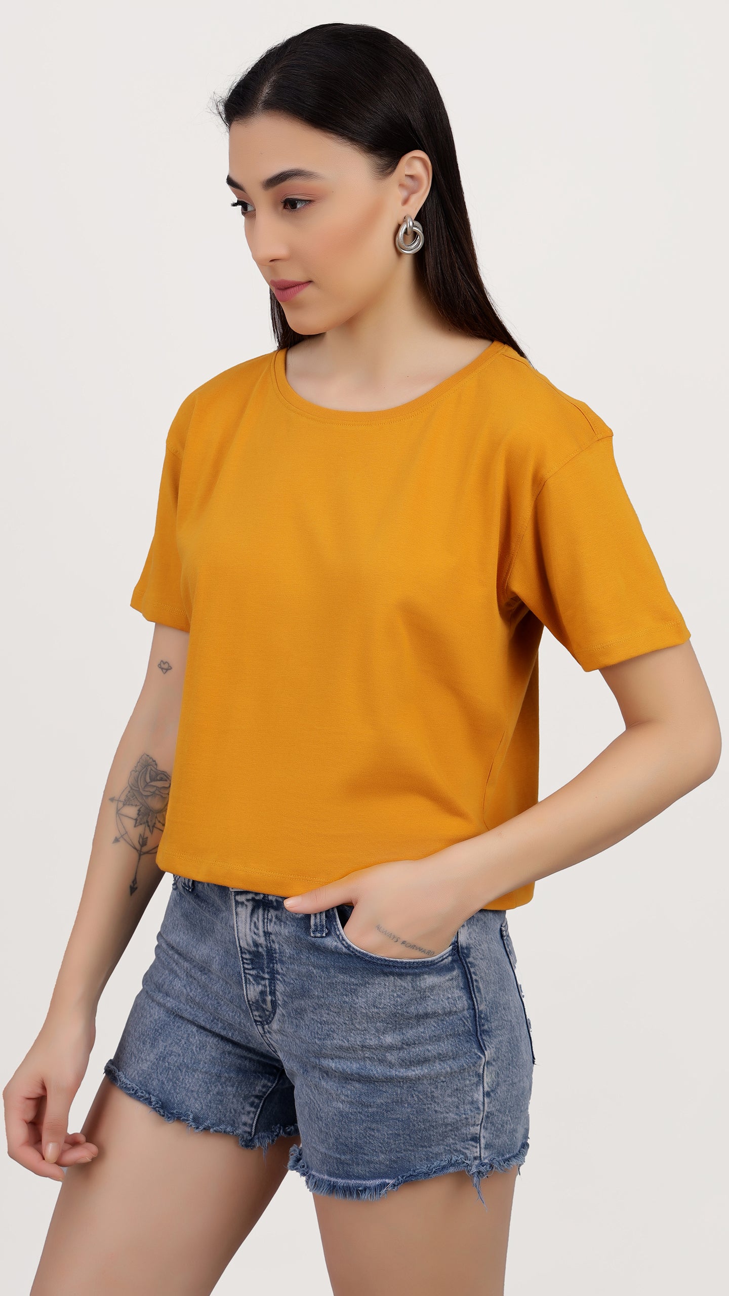 Women Knitted RELAX FIT Crop Top