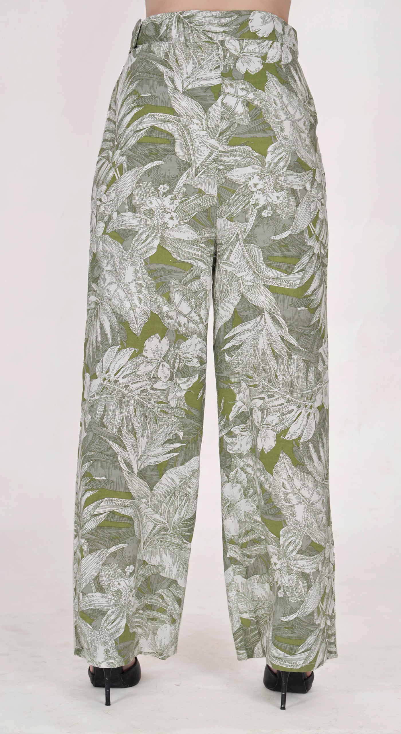 Tropical Vibes Sleeveless Top (with lining) with Peta Pant (with short lining) SET